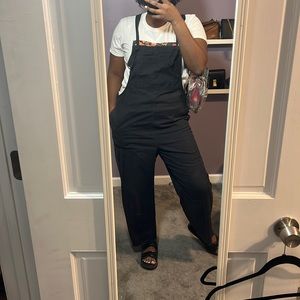 BNWT Size L Black Aerie Overalls